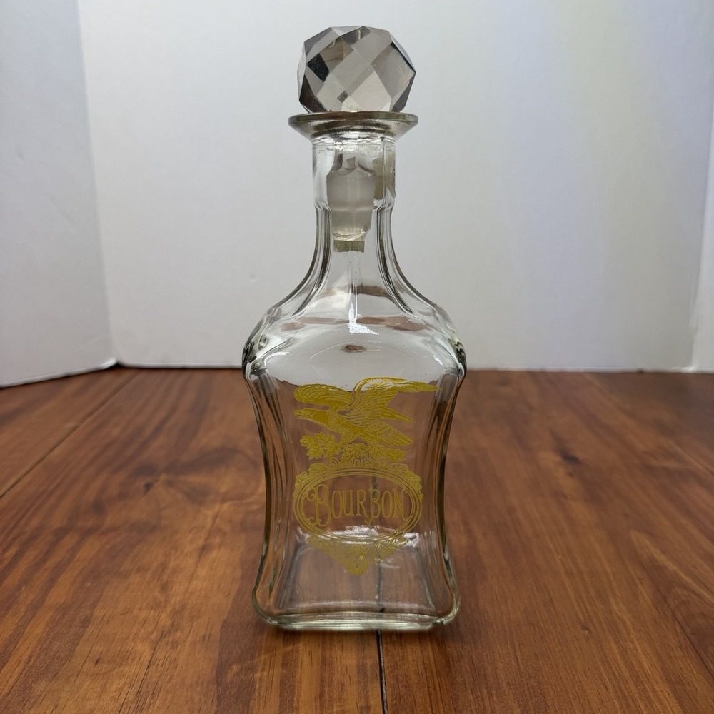 Vintage Old Fitzgerald Bottled In Bond Empty Bourbon Bottle Eagle